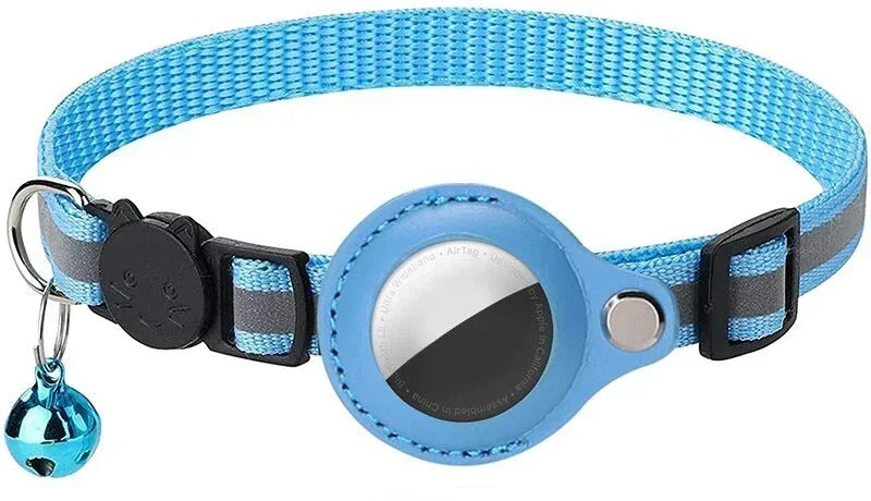 Collier Chat avec Support AirTag – Sécurité, Style au Quotidien