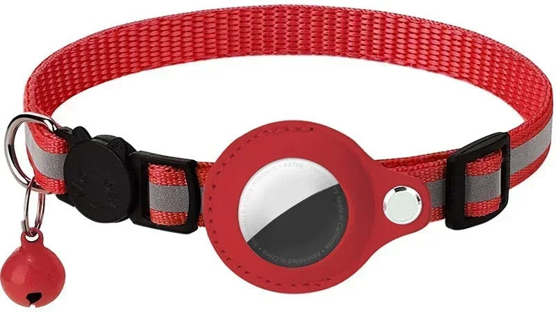 Collier Chat avec Support AirTag – Sécurité, Style au Quotidien