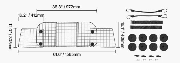 đ¶ Grille de SĂ©paration pour Chien đ