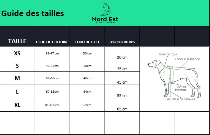 Veste de pluie ajustable pour chien 🌧️