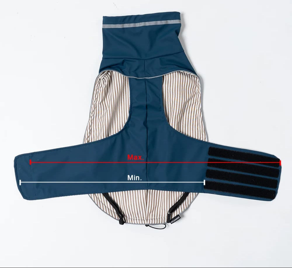 Veste de pluie ajustable pour chien 🌧️
