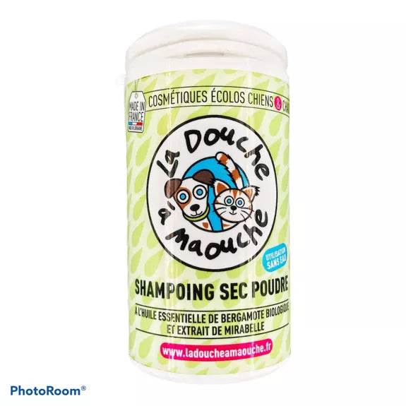 🐶 Shampoing sec pour chien – 250ml 🧴 La douche a Moaouch