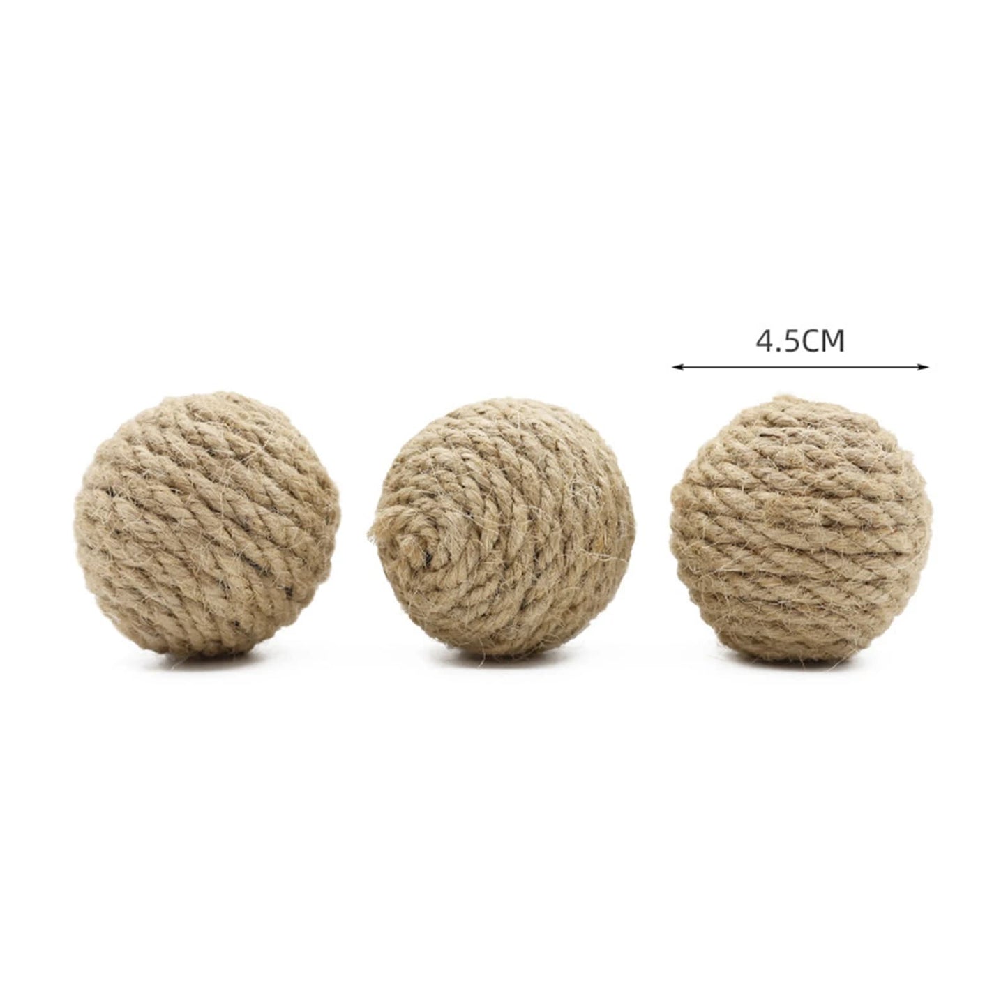 Balle de jeu en corde naturelle de chanvre 🧶🐾
