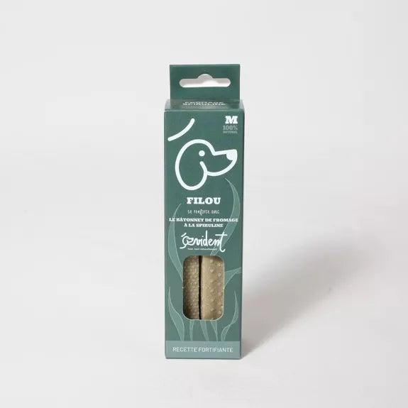 🧀 Bâtonnets de fromage à mâcher pour chien à la spiruline – 100 % naturel 🌿 Evident