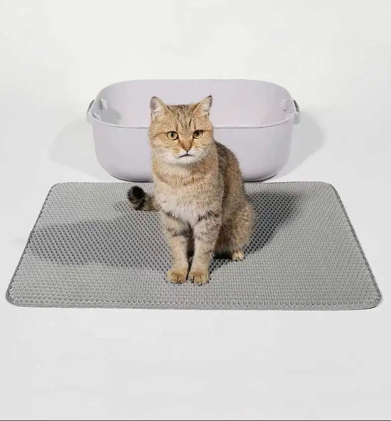 🐾 Tapis de Sortie de Litière pour Chat – Propreté et Confort au Rendez-vous ! 🐱