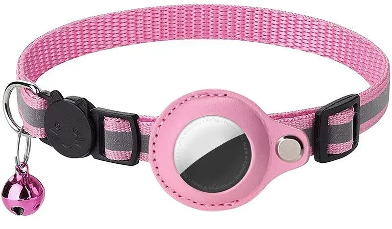 Collier Chat avec Support AirTag – Sécurité, Style au Quotidien