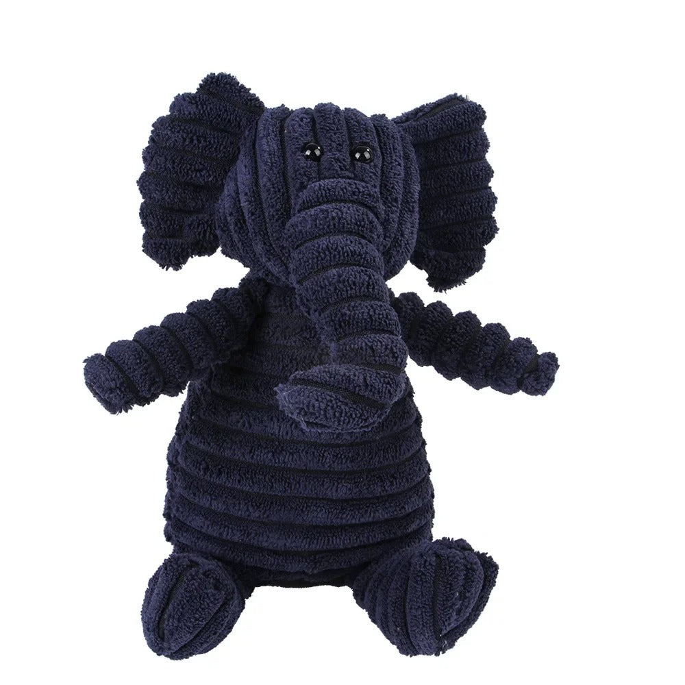 đ§ž Jouet en peluche pour chien â Velours cĂŽtelĂ©, forme dâanimal, avec couicoui intĂ©grĂ© đŸ