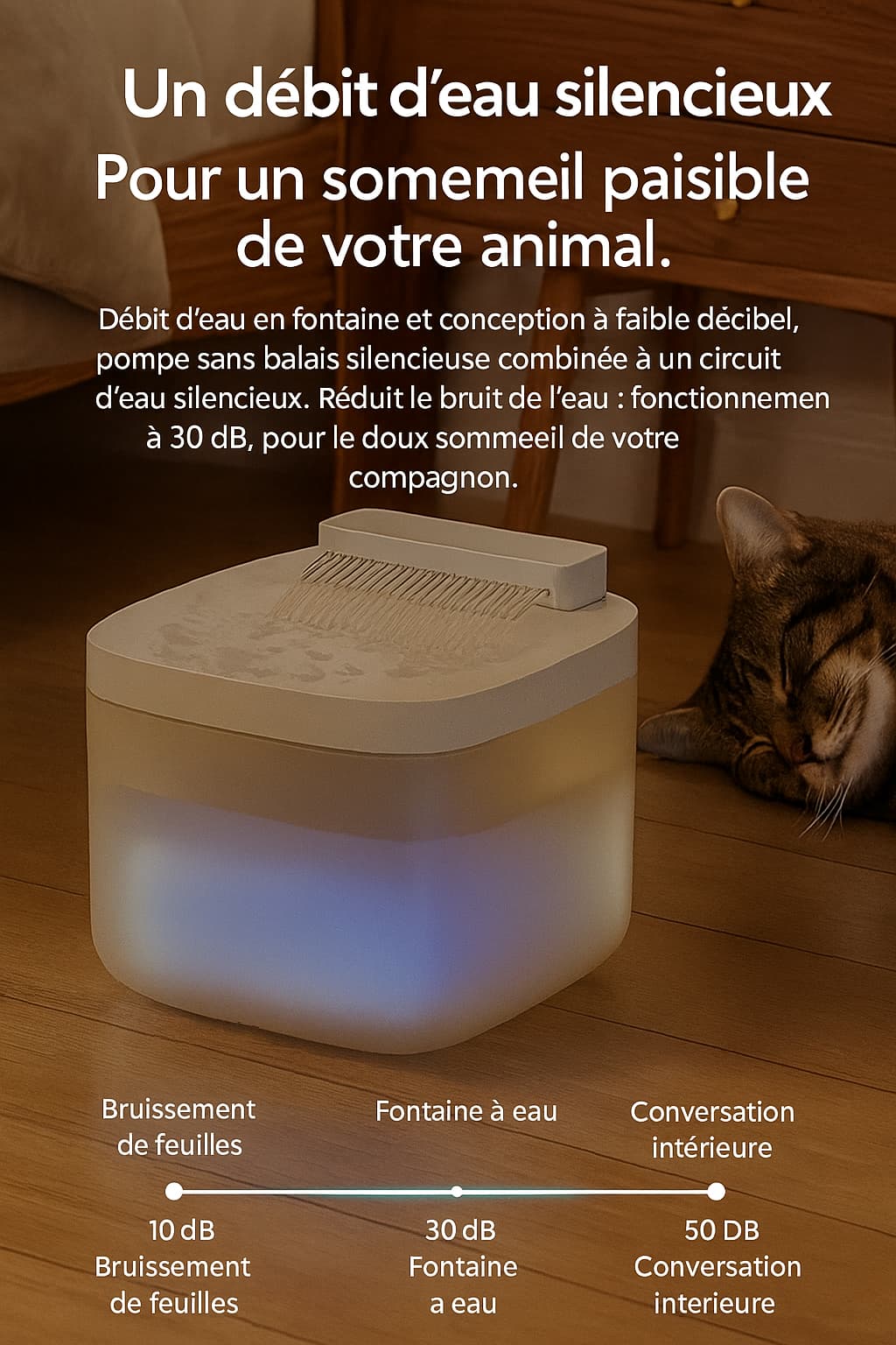 Fontaine à eau pour animaux de compagnie