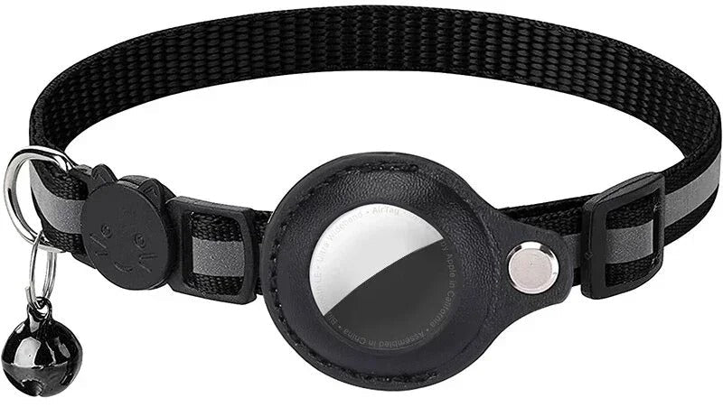 Collier Chat avec Support AirTag – Sécurité, Style au Quotidien