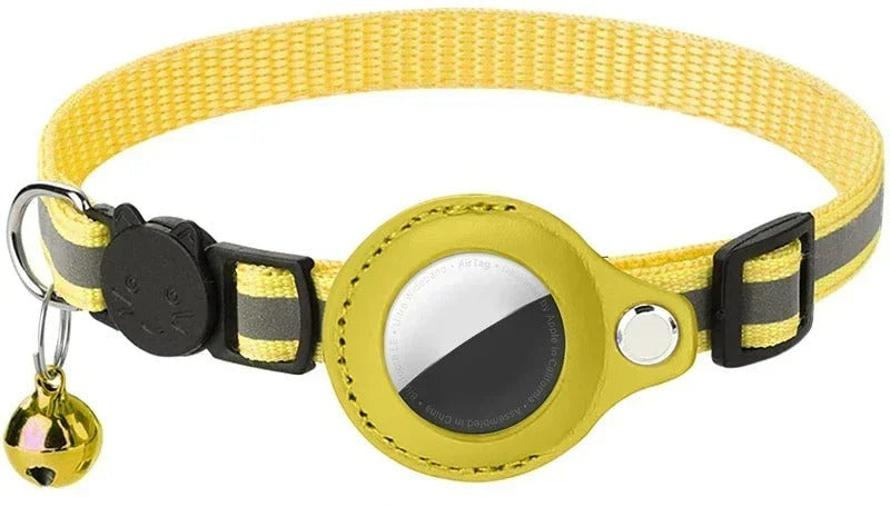 Collier Chat avec Support AirTag – Sécurité, Style au Quotidien