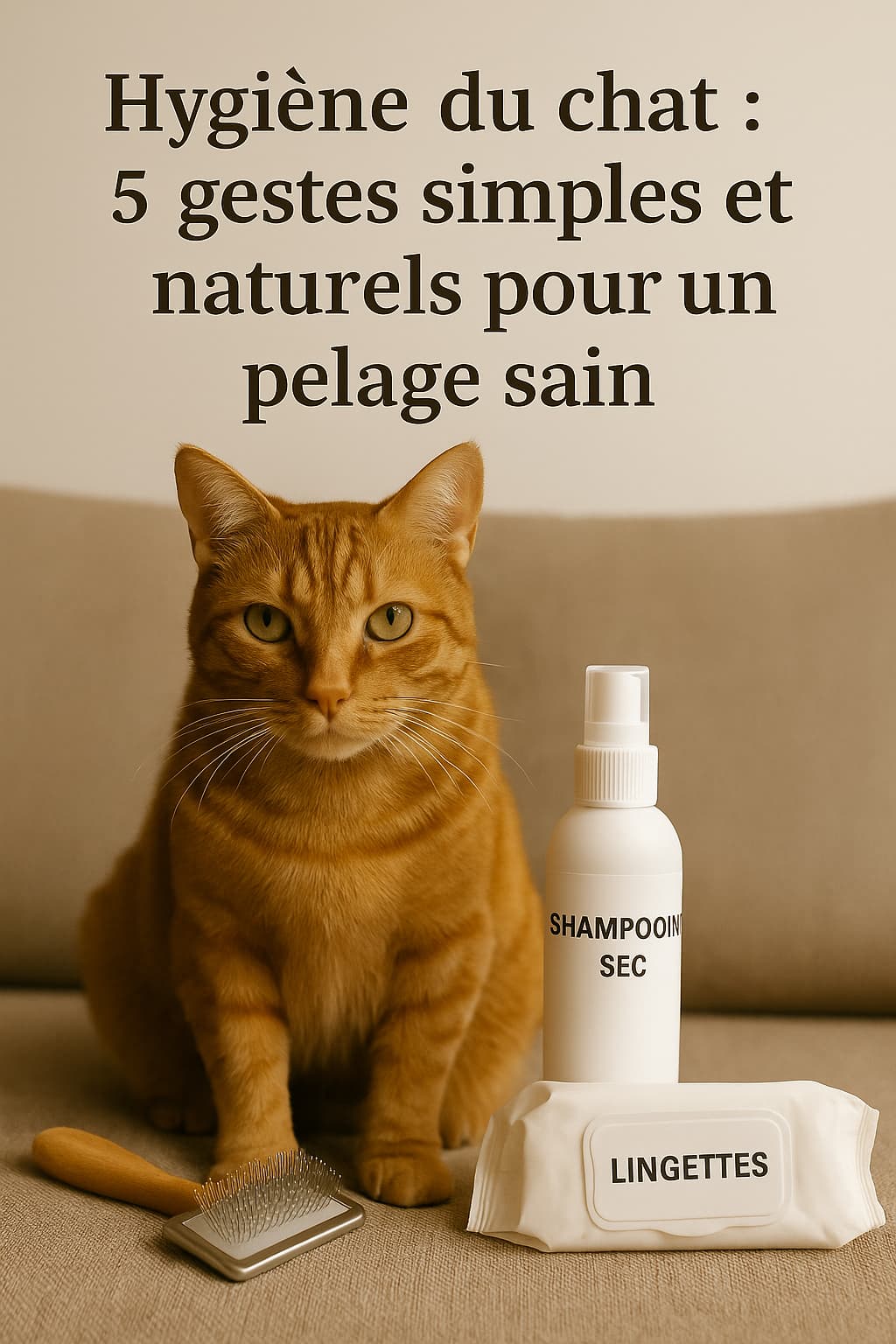 Hygiène du chat : 5 gestes simples et naturels pour un pelage sain