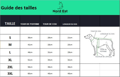 Combinaison imperméable pour chien
