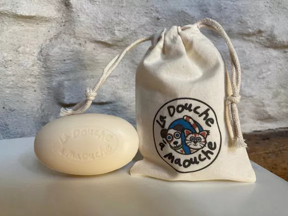 👜 Pochette en coton biologique 🌿 La douche à Maouche