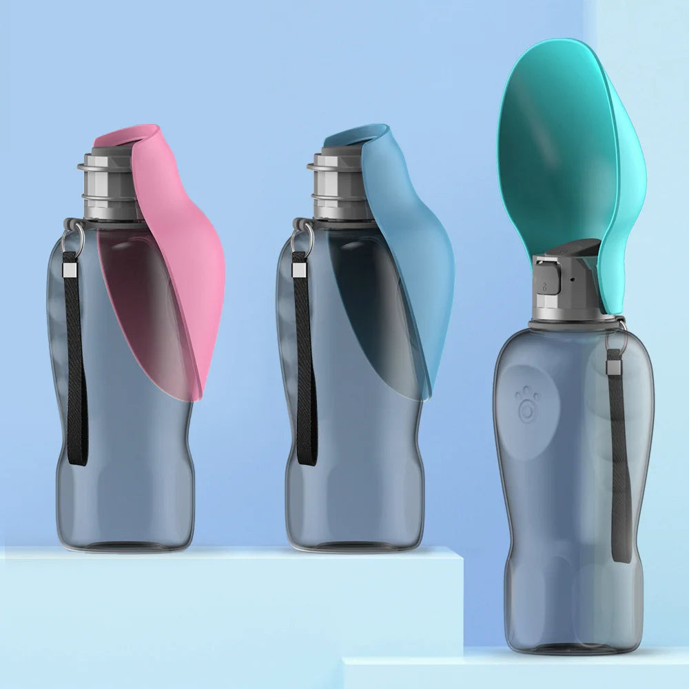 💧 Bouteille d’Eau Portable 800ml – Hydratez Votre Chien Partout, Tout le Temps !