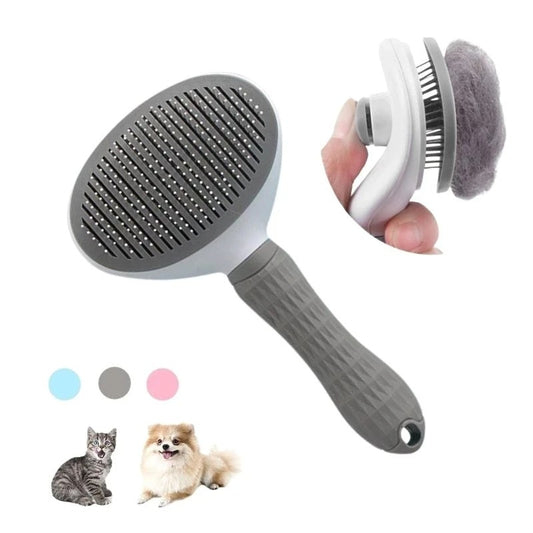 🐾 Brosse Autonettoyante – Retirez les poils en un clic ! 🧼✨