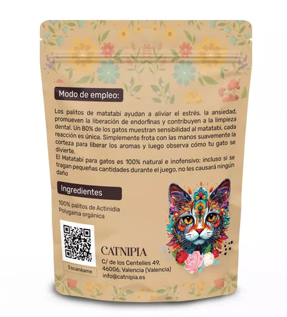 🐾 Bâtonnets de Matatabi Naturels – Le plaisir à mâcher 100% bien-être