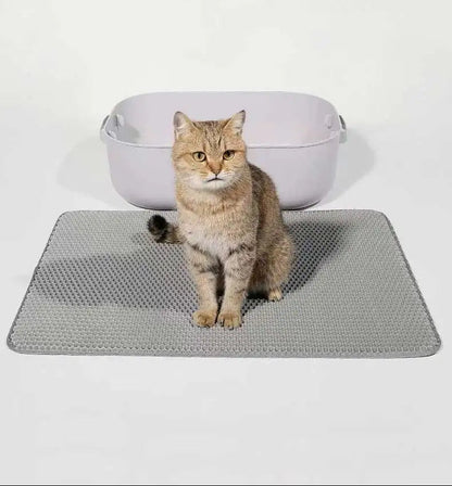 🐾 Tapis de Sortie de Litière pour Chat – Propreté et Confort au Rendez-vous ! 🐱