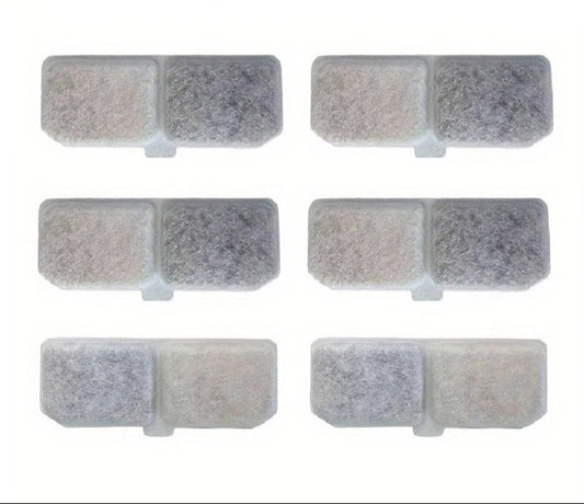 Lot de 6 filtres de rechange pour fontaine a eau  🐾💧